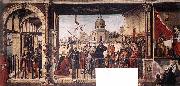 CARPACCIO, Vittore Arrival of the English Ambassadors g Spain oil painting reproduction